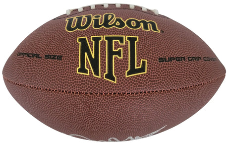 David Montgomery Signed Football Proof COA Autographed Detroit Lions Bears