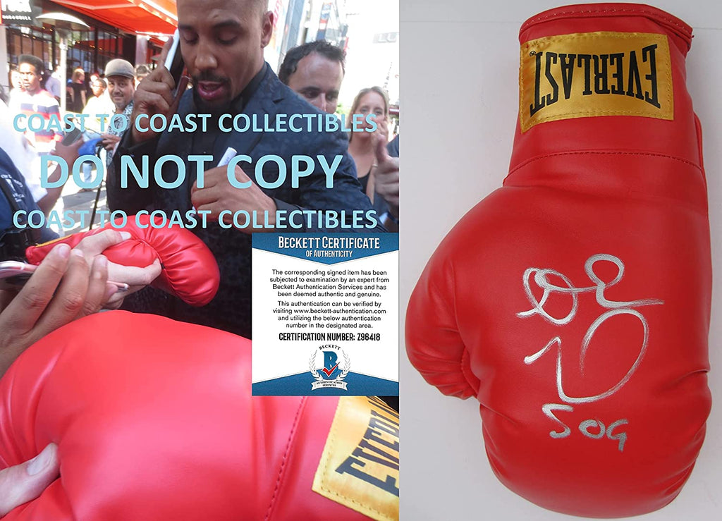 Andre Ward Boxing Champion signed Everlast boxing glove proof Beckett COA