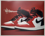 Tinker Hatfield signed Nike Air Jordan 1 11x14 photo COA proof autograph STAR