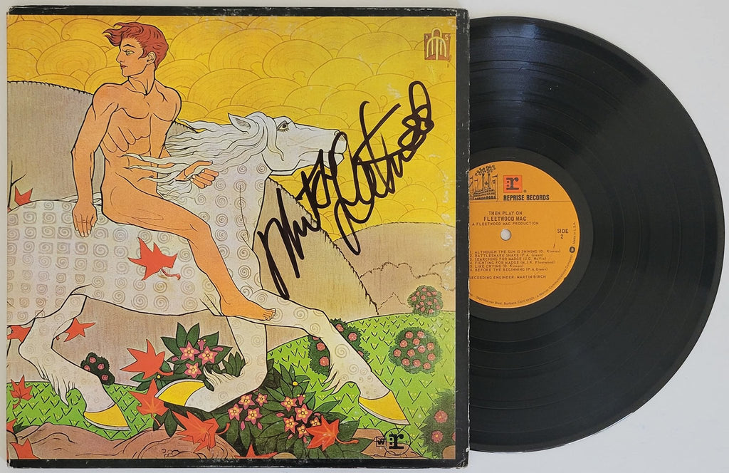 Mick Fleetwood signed Fleetwood Mac Then Play On album proof vinyl proof STAR autographed