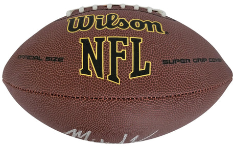 Michael Wilson Signed Football Proof COA Autographed Arizona Cardinals Stanford