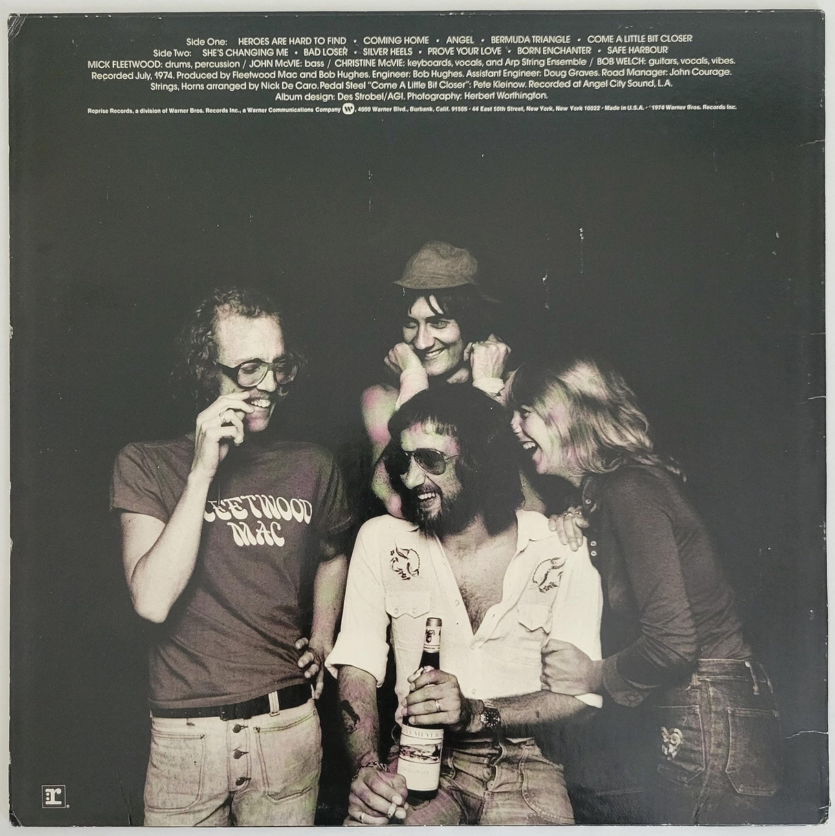 Mick Fleetwood signed Fleetwood Mac Heroes Are Hard to Find album vinyl proof STAR autographed