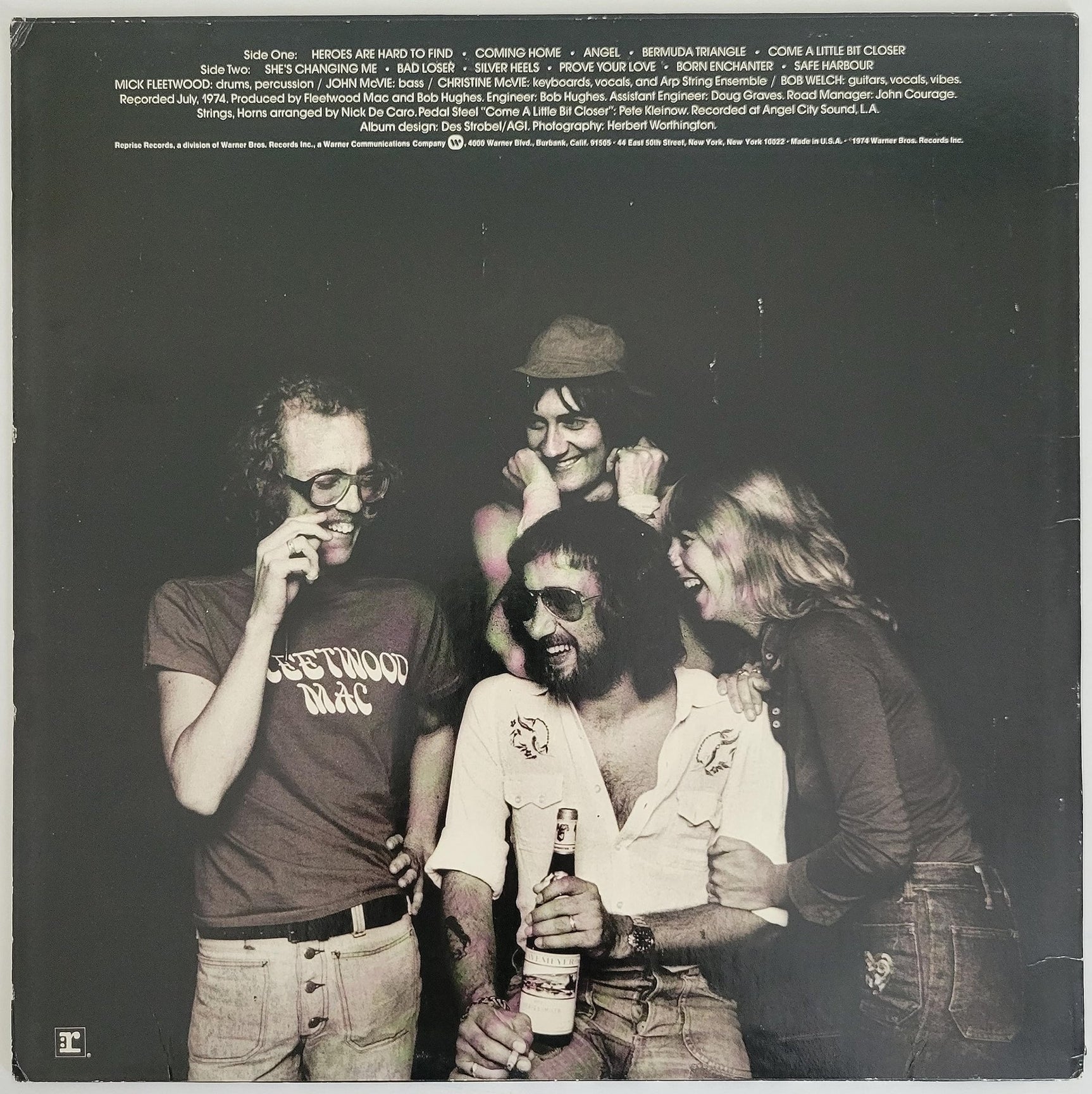 Mick Fleetwood signed Fleetwood Mac Heroes Are Hard to Find album vinyl proof STAR autographed