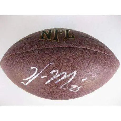 William Moore, Atlanta Falcons, Missouri, Signed, Autographed, NFL Football, a Coa with the Proof Photo of William Signing Will Be Included with the Football
