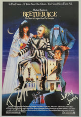 Danny Elfman signed Beetlejuice 12x18 photo poster COA proof autographed Jeffrey Jones STAR