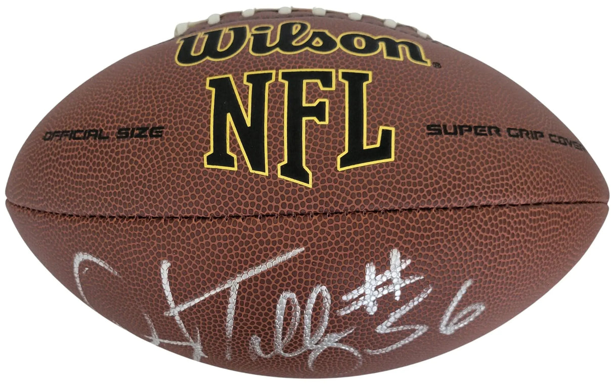 Darryl Talley Signed Football COA Proof Autographed Buffalo Bills