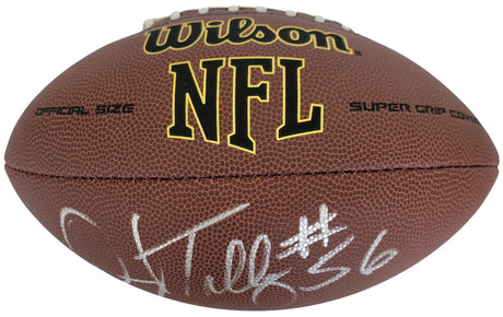 Darryl Talley Signed Football COA Proof Autographed Buffalo Bills