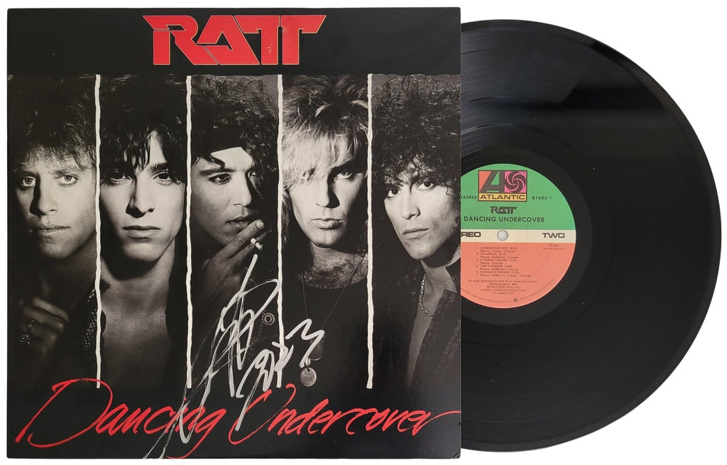 Stephen Pearcy Signed Ratt Dancing Undercover Album Proof Autographed Vinyl Record