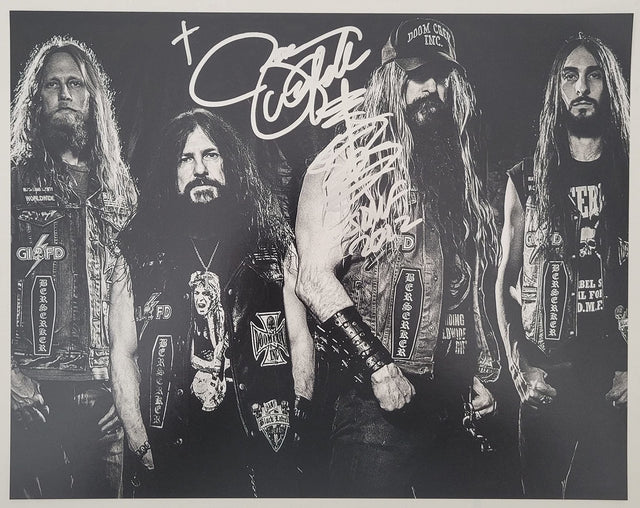 Zakk Wylde signed Black Label Society 11x14 photo COA exact proof autographed STAR