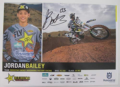Jordan Bailey, Supercross, Motocross, Signed, Autographed, 11x17 Poster, COA Will Be Included
