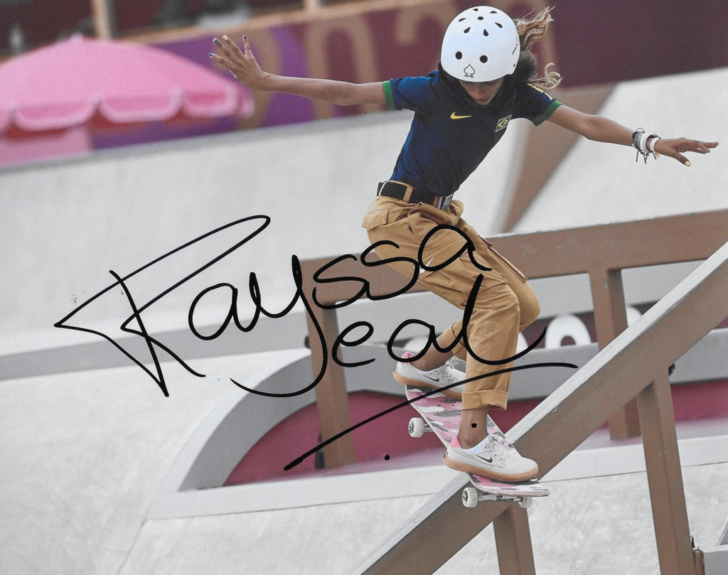 Rayssa Leal Olympic skateboarder signed 8x10 Photo proof COA autographed.