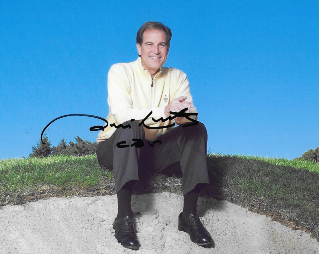 Jim Nantz CBS Sportscaster signed 8x10 photo COA proof autographed