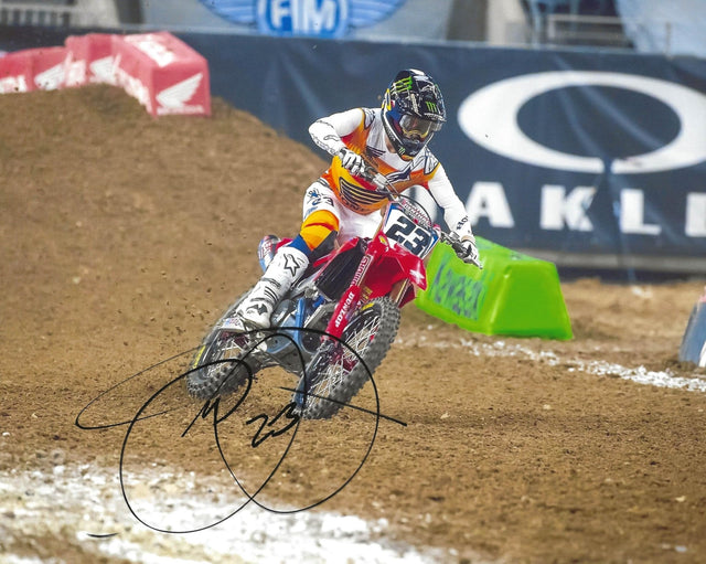 Chase Sexton Motocross Supercross Racer Signed 8x10 Photo COA Proof Autographed,