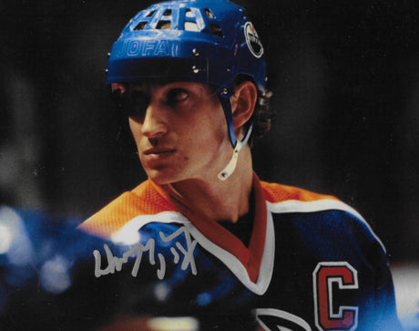 Wayne Gretzky signed Edmonton Oilers 8x10 photo COA proof autographed