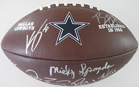 2017 Dallas Cowboys team, signed, autographed, NFL logo football - COA and proof will be included