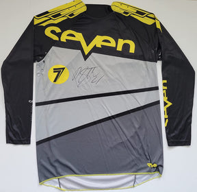 Malcolm Stewart Supercross Motocross signed Seven Jersey proof COA. autographed