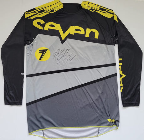 Malcolm Stewart Supercross Motocross signed Seven Jersey proof COA. autographed
