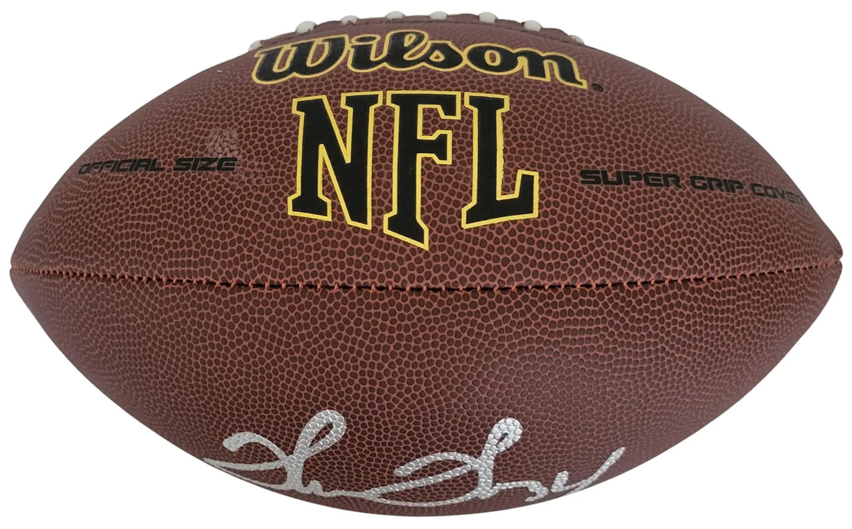 Thurman Thomas Signed Football Proof COA Autographed Buffalo Bills OSU HOF