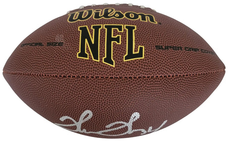 Thurman Thomas Signed Football Proof COA Autographed Buffalo Bills OSU HOF