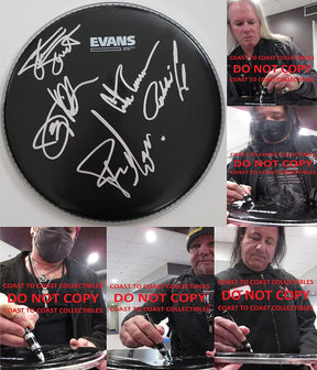 Warrant signed Drumhead Sweet Cherry Pie COA exact proof autographed STAR