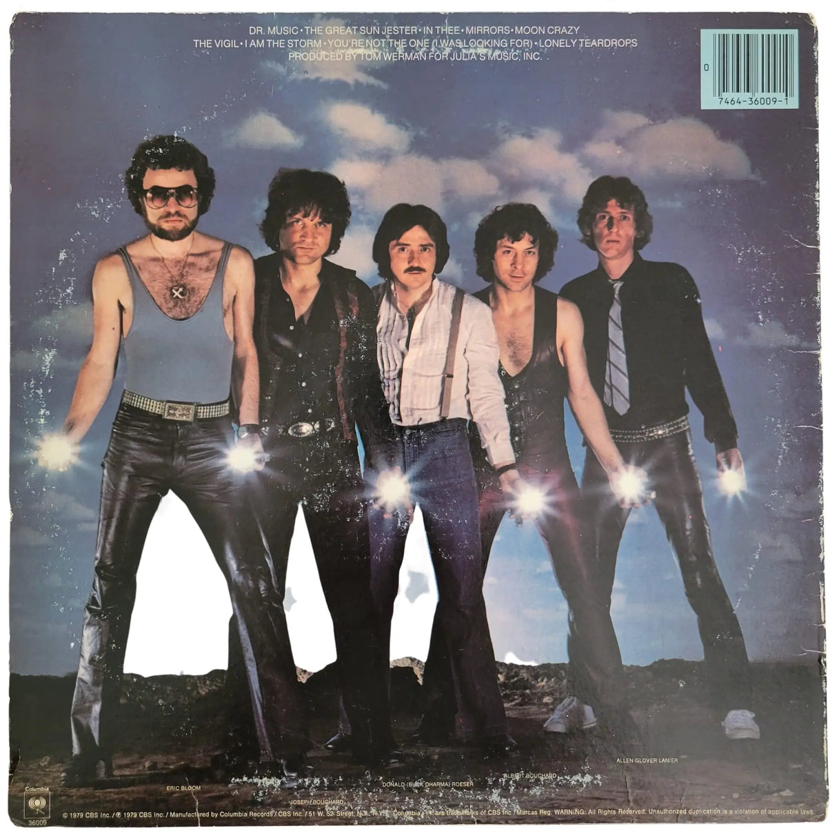 Buck Dharma Eric Bloom signed Blue Oyster Cult Mirrors album proof COA autographed STAR