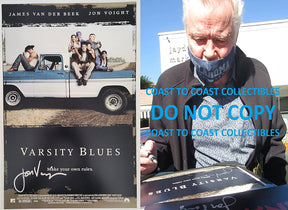 Jon Voight signed Varsity Blues Texas Coyotes 12x18 poster photo COA exact proof STAR.