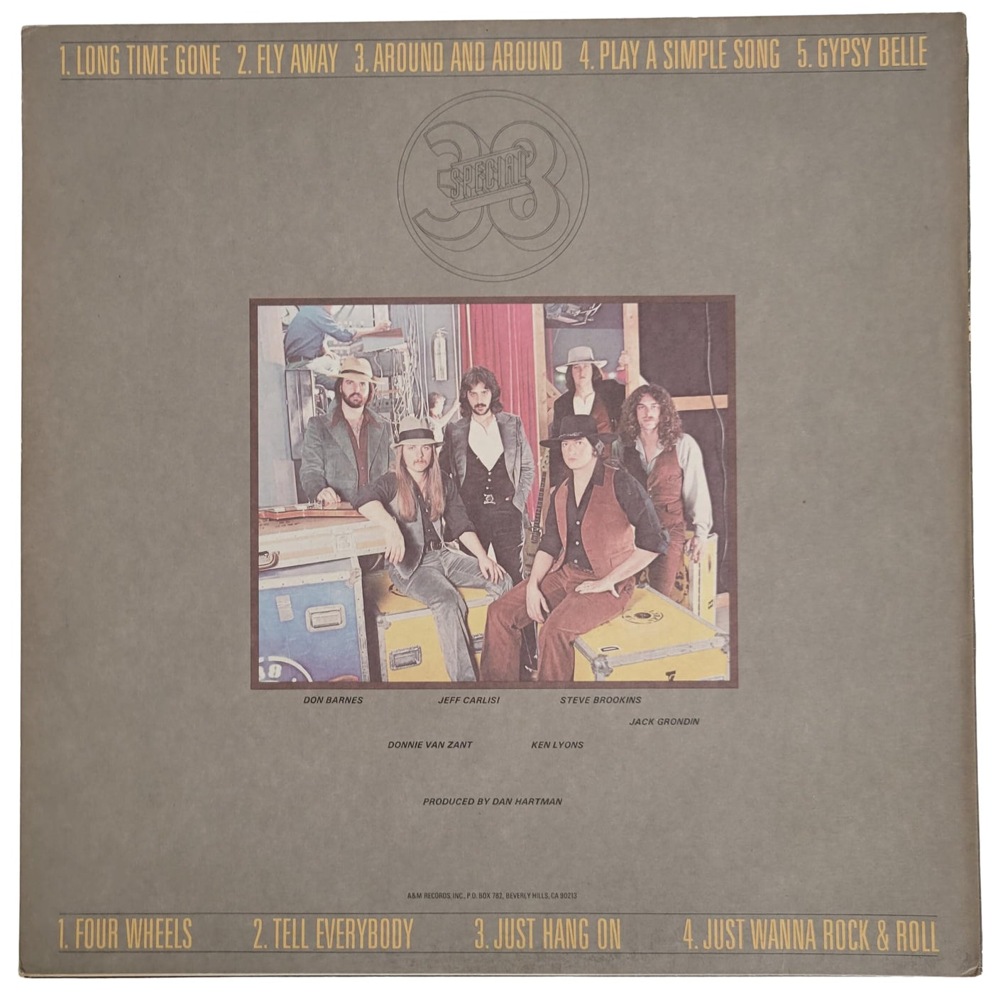 Don Barnes Signed 38 Special Album COA Proof Autographed Vinyl STAR