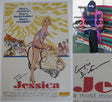 Angie Dickinson signed 12x18 Jessica movie photo poster COA proof STAR