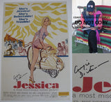 Angie Dickinson signed 12x18 Jessica movie photo poster COA proof STAR