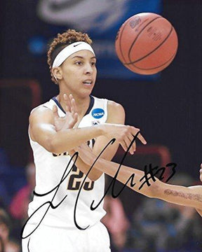 Layshia Clarendon, Cal Bears, Atlanta Dream, Signed, Autographed, 8X10 Photo, a COA with the Proof Photo of Layshia Signing Will Be Included,