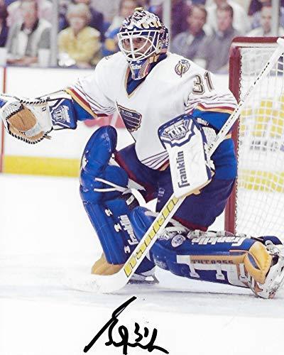 Grant Fuhr St Louis Blues signed, autographed 8x10 Photo,COA with Proof Photo