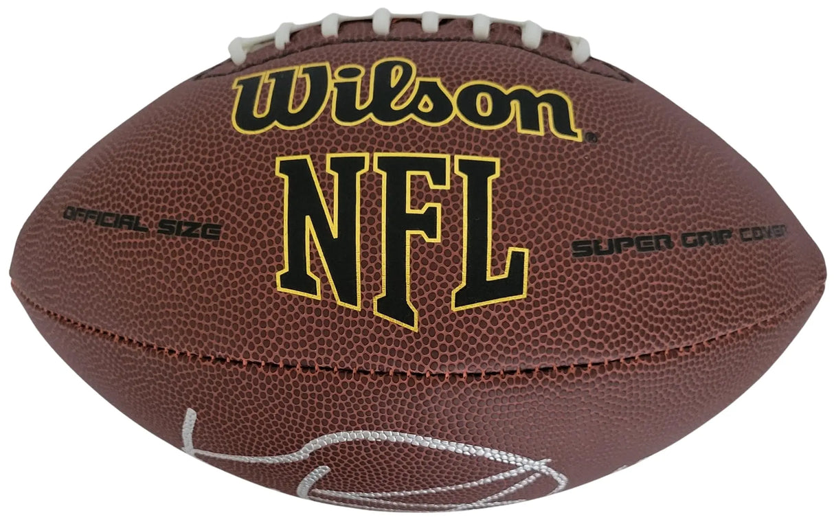 KJ Osborn Signed Football Proof COA Autographed Minnesota Vikings Miami