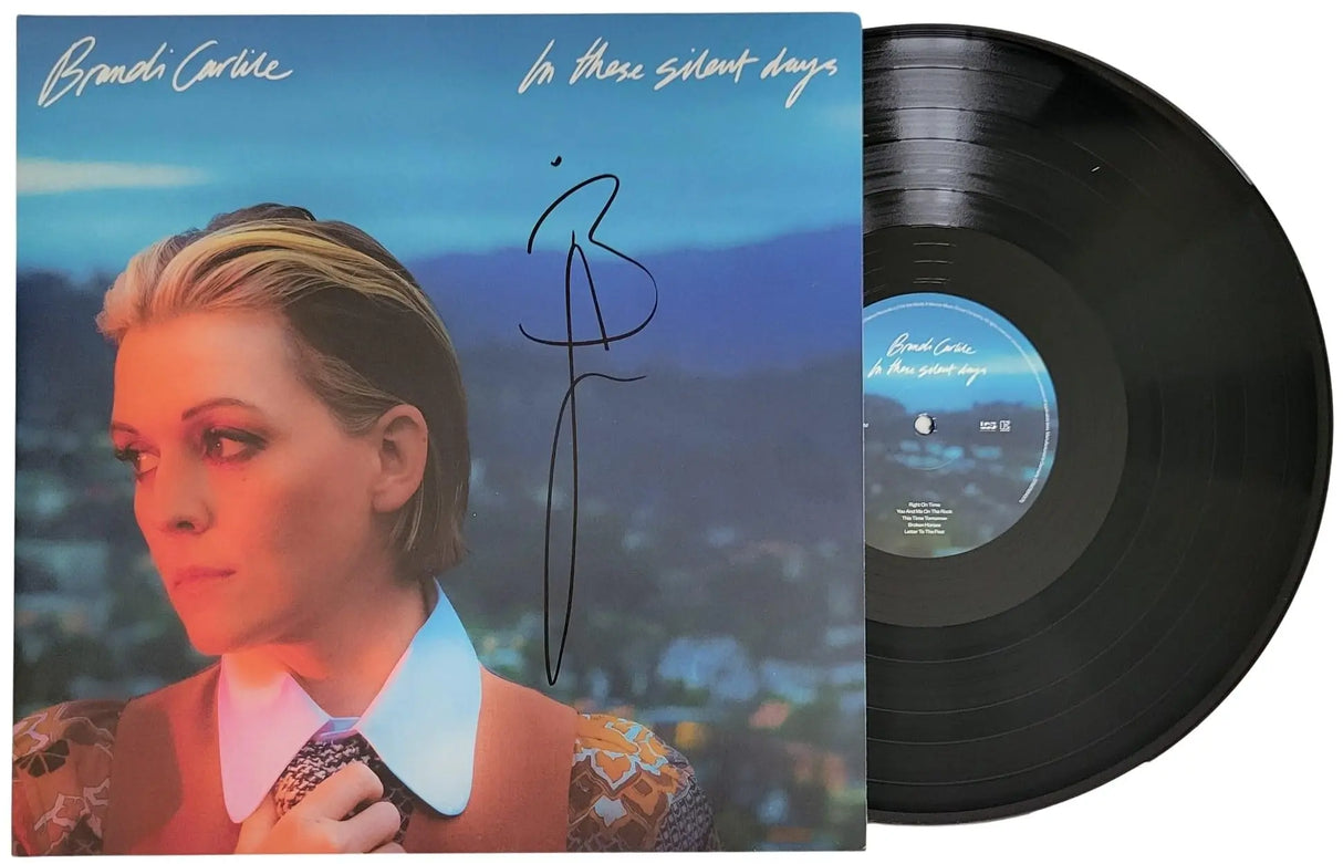 Brandi Carlile Signed In These Silent Days Album Proof COA Autographed Vinyl Star