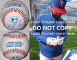Nomar Mazara Chiacgo White Sox Texas Rangers signed autographed baseball. proof