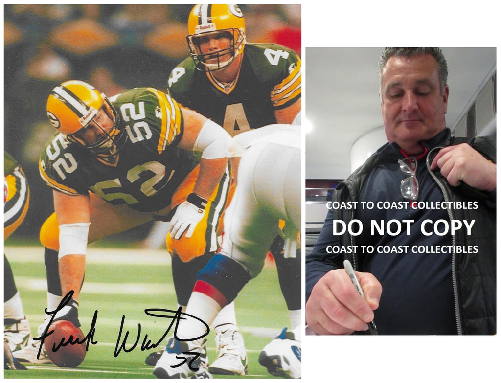 Frank Winters Signed 8x10 Photo COA Proof Green Bay Packers Football Autographed.