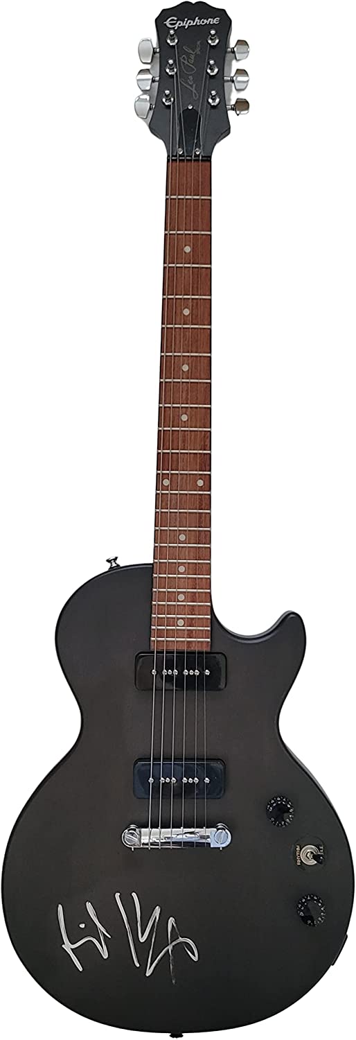 Billy Idol signed Epiphone Les Paul guitar exact proof COA autographed star