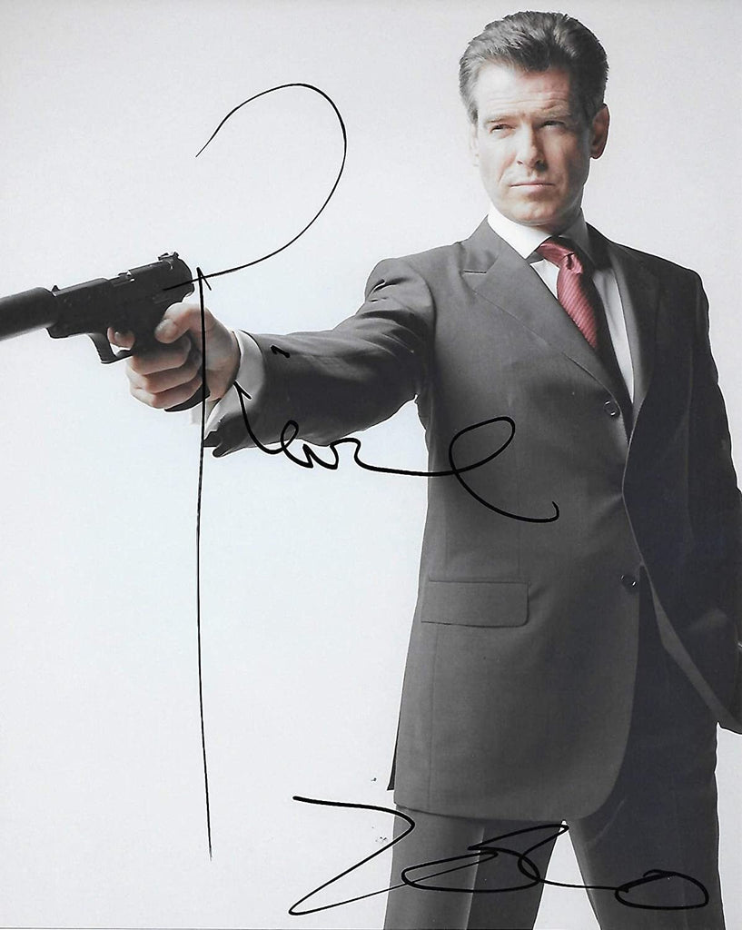 Pierce Brosnan James Bond signed,autographed 8x10 Photo. exact Proof COA, star