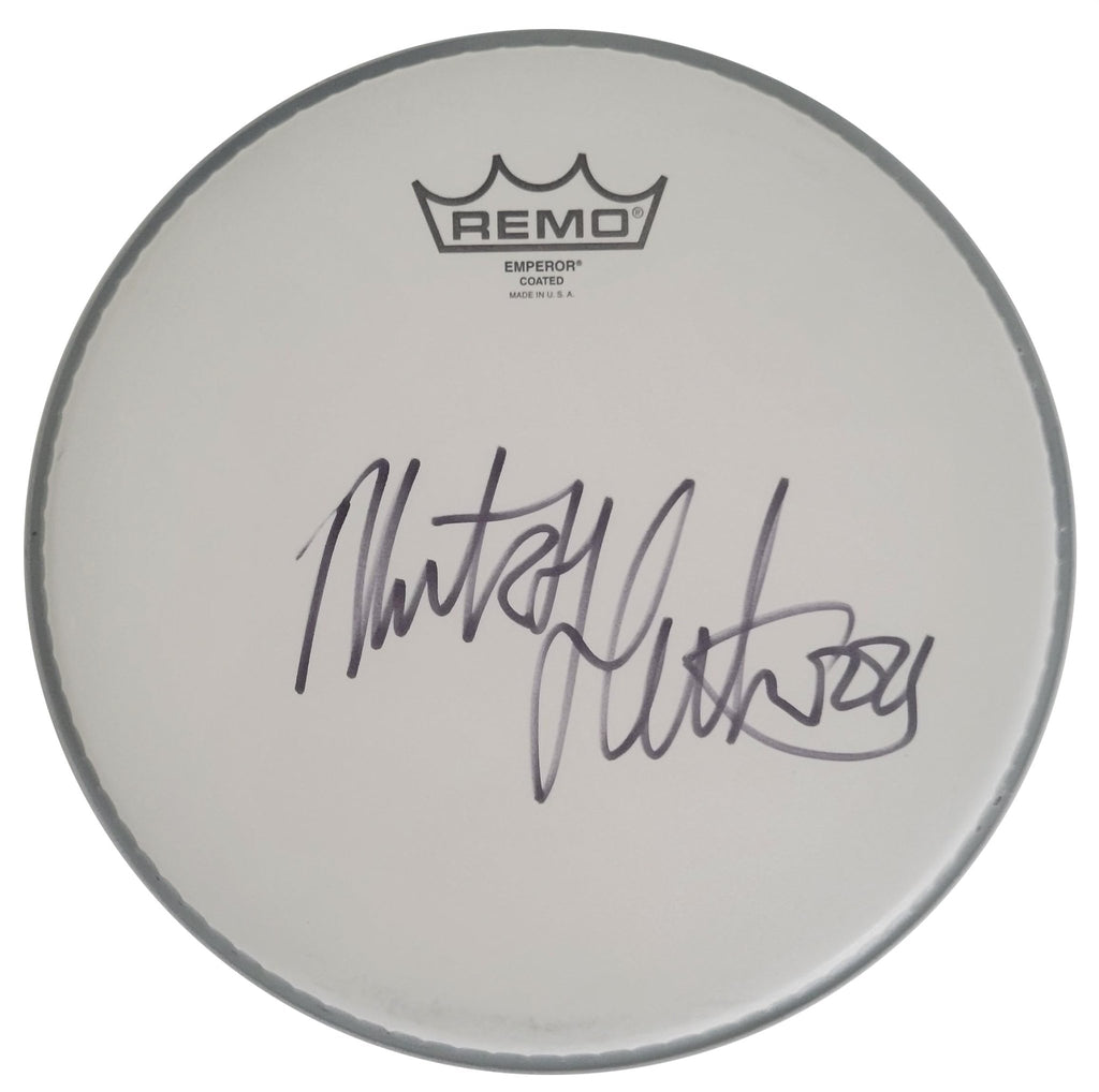 Mick Fleetwood signed Drumhead proof COA autographed Fleetwood Mac Drummer STAR