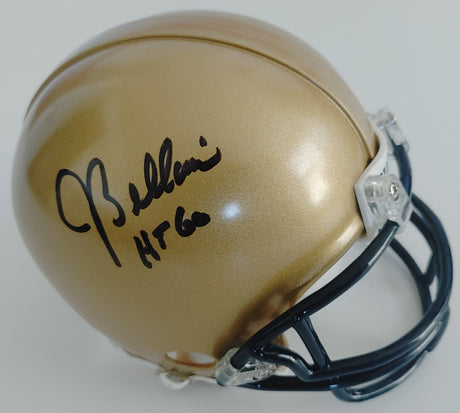 Joe Bellino 1960 Heisman Trophy winner signed autographed Navy mini helmet COA Beckett