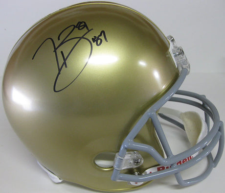 Tim Brown Heisman signed Notre Dame Fighting Irish full size helmet proof Beckett COA