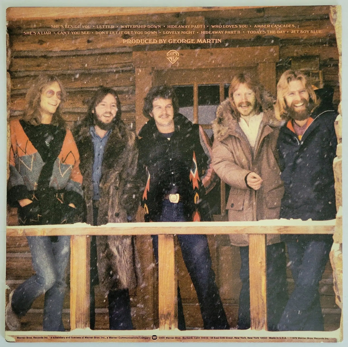 Dewey Bunnell Gerry Beckley signed America Hideaway album vinyl record COA proof STAR