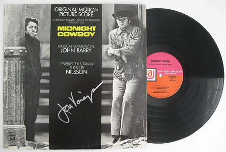 Jon Voight signed autographed Midnight Cowboy album vinyl record proof Beckett STAR