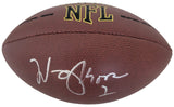 Warren Moon Seahawks Oilers Chiefs signed NFL football proof Beckett COA autograph