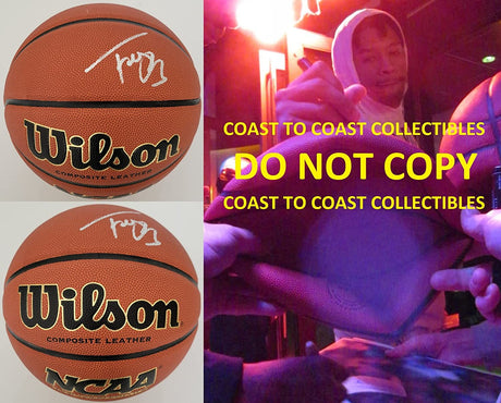 Trey Burke Michigan Wolverines signed NCAA basketball autographed COA proof