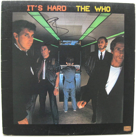 Pete Townshend signed The Who It's Hard album vinyl record proof Beckett COA STAR