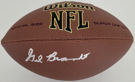 Gil Brandt HOF Dallas Cowboys signed NFL football COA exact proof autographed