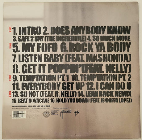 Fat Joe signed autographed All or Nothing album vinyl Record COA exact proof STAR