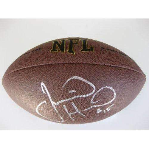 Justin Hunter, Pittsburgh Steelers, Tennessee Titans, Tennessee Vols, Signed, Autographed, NFL Football, A COA with the Proof Photo of Justin Signing Will Be Included