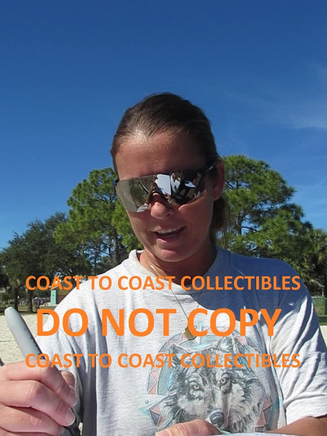 Brooke Sweat USA Beach Volleyball player signed autographed 8x10 photo proof Beckett COA.