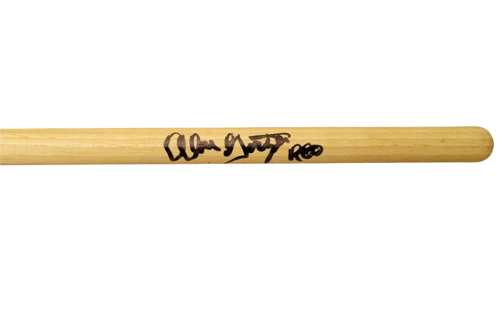 Alan Gratzer REO Speedwagon Drummer Signed Drumstick COA Proof Autographed,